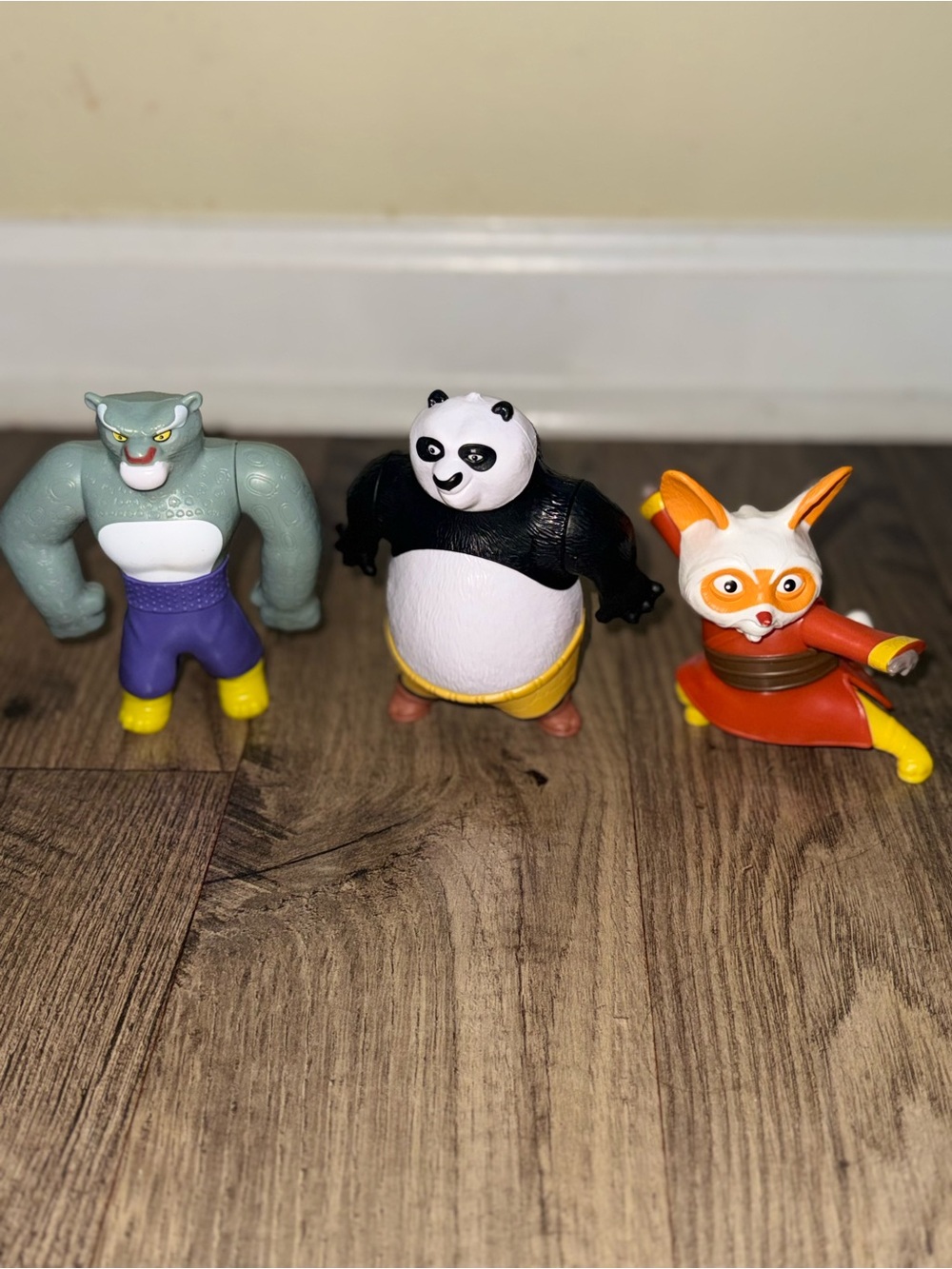 Kids Animal Action Figure Set - Black, Gray, Orange